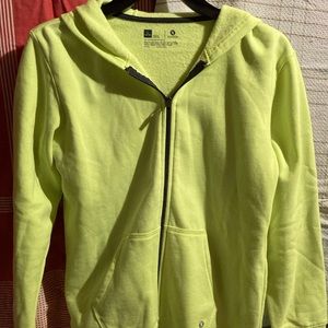 Yellow Xersion Sweatshirt Kids Large 14/16 Hooded Hoodie Nice